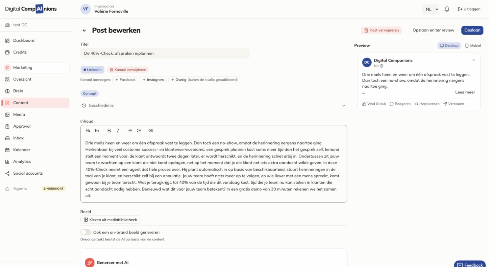 Aangepast waar nodig