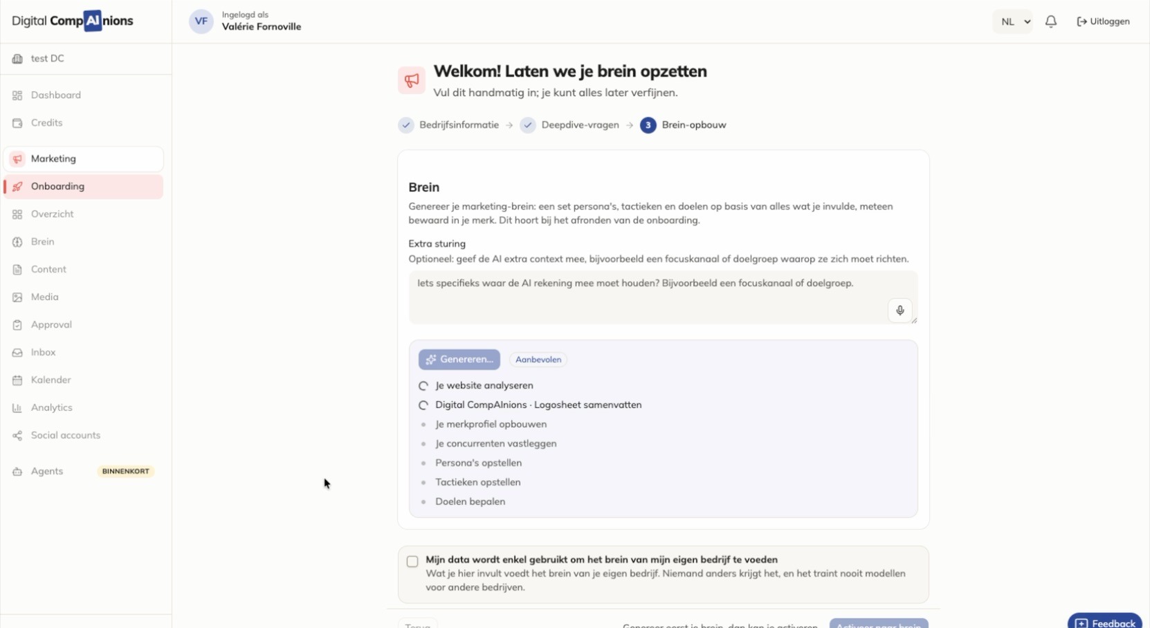 Merk, doelgroep en concurrenten gelezen